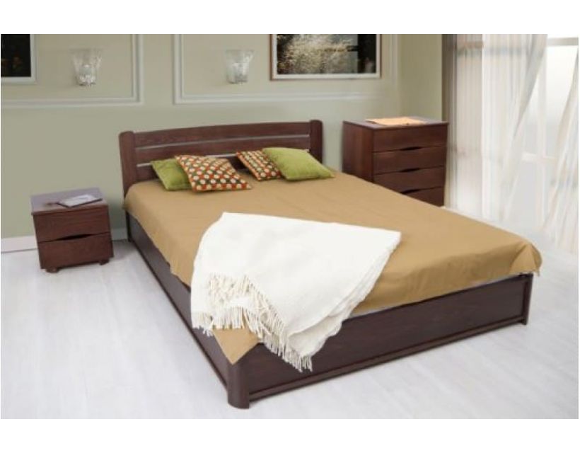 Ліжко двоспальне Софія (бук) 180х200см з підйомним механізмом Мікс-Меблі Марія