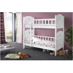 Ліжко двоярусне Тоскана біле Мікс-Меблі Артеміда