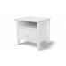 Тумба приліжкова Геліос біла з дерева Мікс Меблі