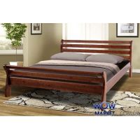 Ліжко двоспальне Ретро-2 (Сосна) Мікс Меблі Уют