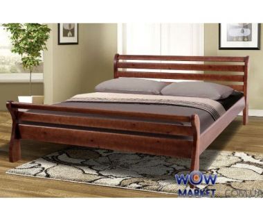 Кровать двуспальная Ретро-2 (Сосна) Микс Мебель Уют Кровать двуспальная Ретро-2 (Сосна) Микс Мебель Уют