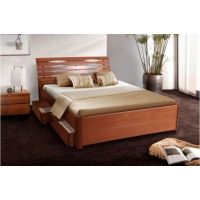 Ліжко дерев'яне Марія Люкс із ящиками Мікс-Меблі