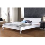 Ліжко двоспальне біле Ніколь (Сосна) Мікс Меблі Уют