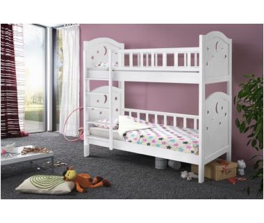 Кровать двухъярусная Тоскана белая Микс-Мебель Артемида Кровать двухъярусная Тоскана белая Микс-Мебель Артемида