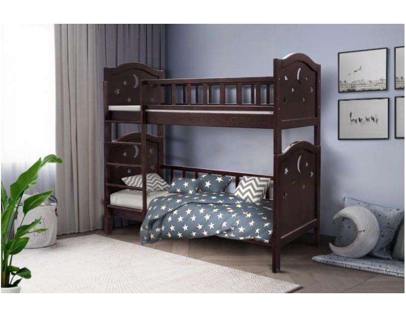 Кровать двухъярусная Тоскана орех Микс-Мебель Артемида