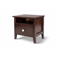 Тумба приліжкова Геліос горіх з дерева Мікс Меблі
