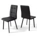 Стілець Трініті ніжки чорні, шкірозамінник чорний EximTextil Fly2230 Мікс Меблі в інтернет магазині "Меблі Даром"