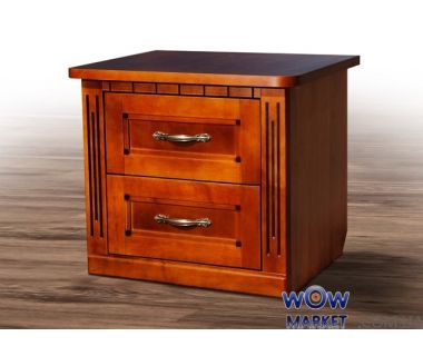 Тумба прикроватная Фридом орех с патиной Микс Мебель