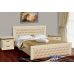 Кровать двуспальная Фридом 160(180)х200см слоновая кость с патиной Микс Мебель