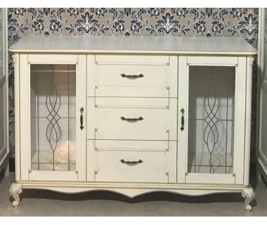 Комод с витражом 2Д3Ш Ривьера Микс Мебель