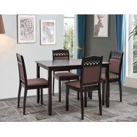 Кухонный комплект Бродвей, стол и 4 стула, венге шоколад Микс Мебель