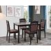 Кухонный комплект Бродвей, стол и 4 стула, венге шоколад Микс Мебель в интернет-магазине "Мебли Даром"
