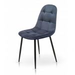 Стул Квест темно-синий велюр