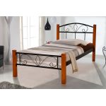 Ліжко Релакс Вуд 90*200 см, чорний Мікс Меблі Iron Line