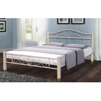 Ліжко Релакс Вуд 160*200 см, бежевий Мікс Меблі Iron Line