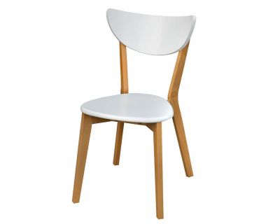 Стілець Модерн білий, бук Мікс Меблі Колібрі Стілець Модерн білий, бук Мікс Меблі Колібрі