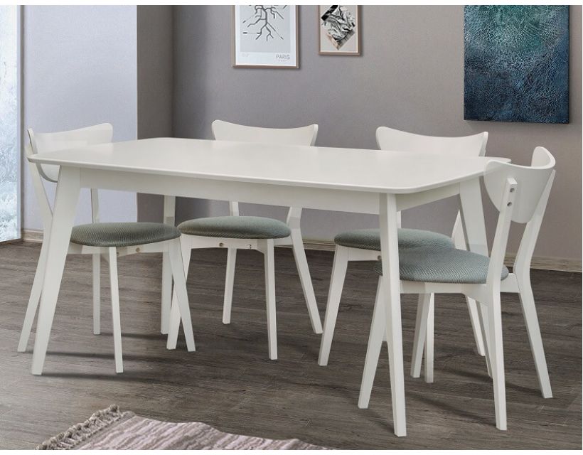 Стіл розкладний Модерн білий 150 (+40) * 90 см Мікс-Меблі Колібрі в інтернет магазині "Меблі Даром"