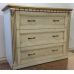 Комод глухий Фрідом (Freedom) 3 ящика слонова кістка з патиною Мікс Меблі в інтернет магазині "Меблі Даром"