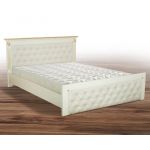 Кровать двуспальная Ривьера слоновая кость с патиной золото Микс Мебель Фридом