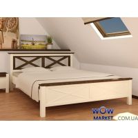 Кровать двуспальная Нормандия (Сосна) Микс Мебель Уют