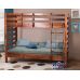 Кровать двухъярусная Троя (Сосна) 80х200см орех темный Микс Мебель Уют