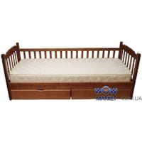 Ліжко дитяче Юніор з одним парканом 90х200см Мікс-Меблі Уют