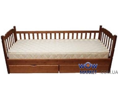 Ліжко дитяче Юніор з одним парканом 90х200см Мікс-Меблі Уют