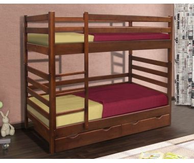 Ліжко двоярусне Засоня (Сосна) Мікс Меблі Уют Ліжко двоярусне Засоня (Сосна) Мікс Меблі Уют
