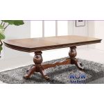 Стол раскладной Граф 2000(+500)*1000мм, орех Микс Мебель Барон