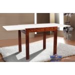 Стіл розкладний Слайдер горіх, крем Мікс-Меблі