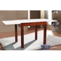 Стіл розкладний Слайдер горіх, крем Мікс-Меблі