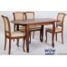 Стол раскладной Турин 1200(+400)*800мм орех Микс Мебель Палермо в интернет-магазине "Мебли Даром"