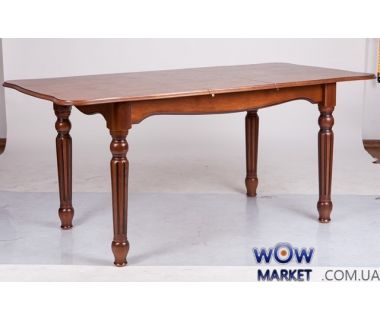 Стіл розкладний Венеція 1400 (+400) * 850мм горіх темний Мікс-Меблі Палермо