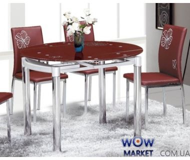 Стол раскладной круглый Сандра М рубин Микс Мебель