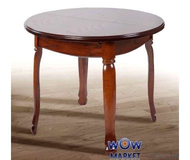 Стіл розкладний Гаїті круглий 1000 (+300) * 1000мм горіх Мікс Меблі Стіл розкладний Гаїті круглий 1000 (+300) * 1000мм горіх Мікс Меблі