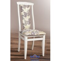 Стул Чумак 2 (слоновая кость, бабочки) Микс-Мебель Карпаты
