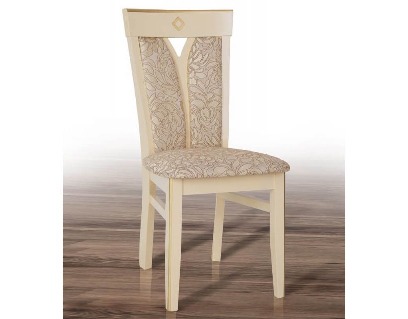 Стул Гранд, слоновая кость+патина Микс Мебель Престиж в интернет-магазине "Мебли Даром"