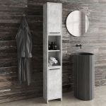 Шафа-пенал з полицями для ванної кімнати GТ-0005 від Moreli (Морелі)