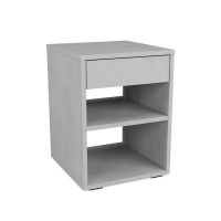 Тумба приліжкова з ящиком для спальні M-0001 від Moreli (Морелі) Бетон Стайл