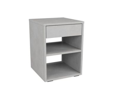 Тумба приліжкова з ящиком для спальні M-0001 від Moreli (Морелі) Бетон Стайл