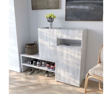 Тумба під взуття в передпокій RS-4 від Moreli (Морелі) Бетон