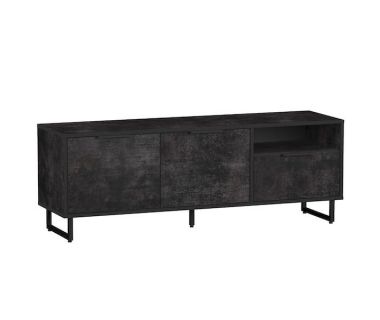 Тумба под телевизор с дверцей и ящиком F-007 от Moreli (Морели) Бетон Темний
