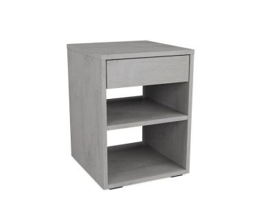 Тумба приліжкова з ящиком для спальні M-0001 від Moreli (Морелі) Бетон Тефра Тумба приліжкова з ящиком для спальні M-0001 від Moreli (Морелі) Бетон Тефра