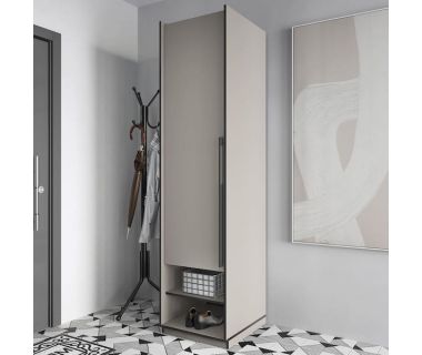 Шафа розстібна зі штангою на одну дверку R-0002 від Moreli (Морелі) Кашемір