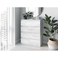 Комод з 4 ящиками та прихованими ручками Т-215 Moreli (Морелі) Бетон