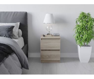 Тумба ліжка в спальню, з фасадами без ручок Т-225 від Moreli (Морелі) Дуб Сонома Тумба ліжка в спальню, з фасадами без ручок Т-225 від Moreli (Морелі) Дуб Сонома