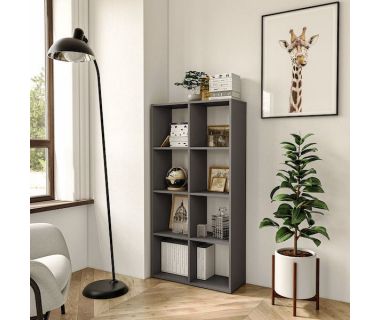 Стеллаж для книг и игрушек на 8 ячеек GT-10 от Moreli (Морели) Антрацит Стеллаж для книг и игрушек на 8 ячеек GT-10 от Moreli (Морели) Антрацит