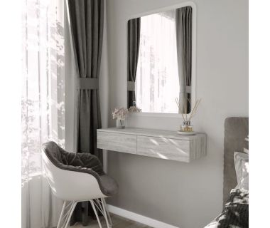 Підвісний туалетний стіл із двома висувними ящиками T-226 від Moreli (Морелі) Бетон