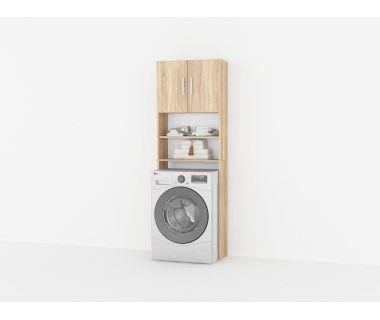 Тумба під пральну машину з дверцятами, шафа у ванну GT-0107 Дуб Сонома Тумба під пральну машину з дверцятами, шафа у ванну GT-0107 Дуб Сонома