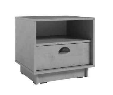 Тумба прикроватная для спальни K-0005 от Moreli (Морели) Бетон Тефра Тумба прикроватная для спальни K-0005 от Moreli (Морели) Бетон Тефра